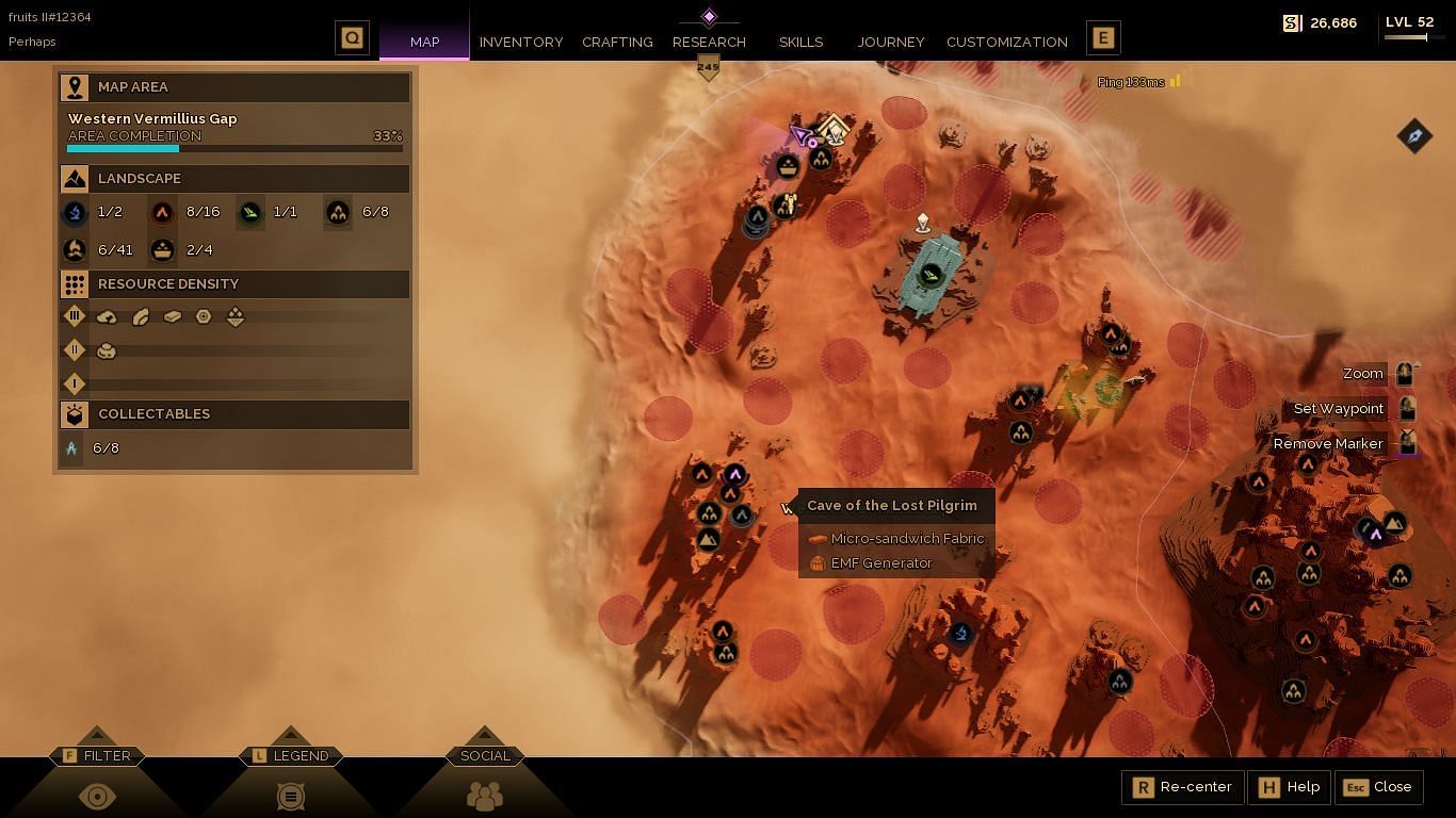 Dune Awakening Third Trial location (Image via Sportskeeda || Funcom)
